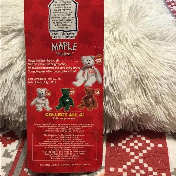 Vintage 1999 McDonalds TY Beanie Baby Collection W/Errors - Picture 10 of 10